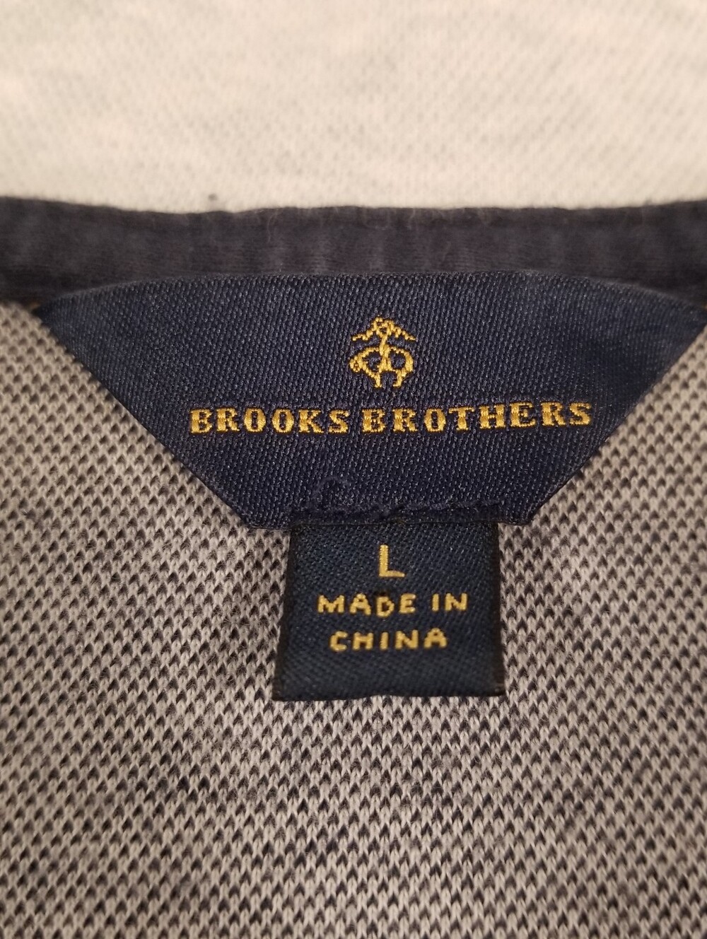 Brooks Brothers Quarter Zip Pullover Sweater Gray Womens Large Golf Outdoor - Picture 4 of 8